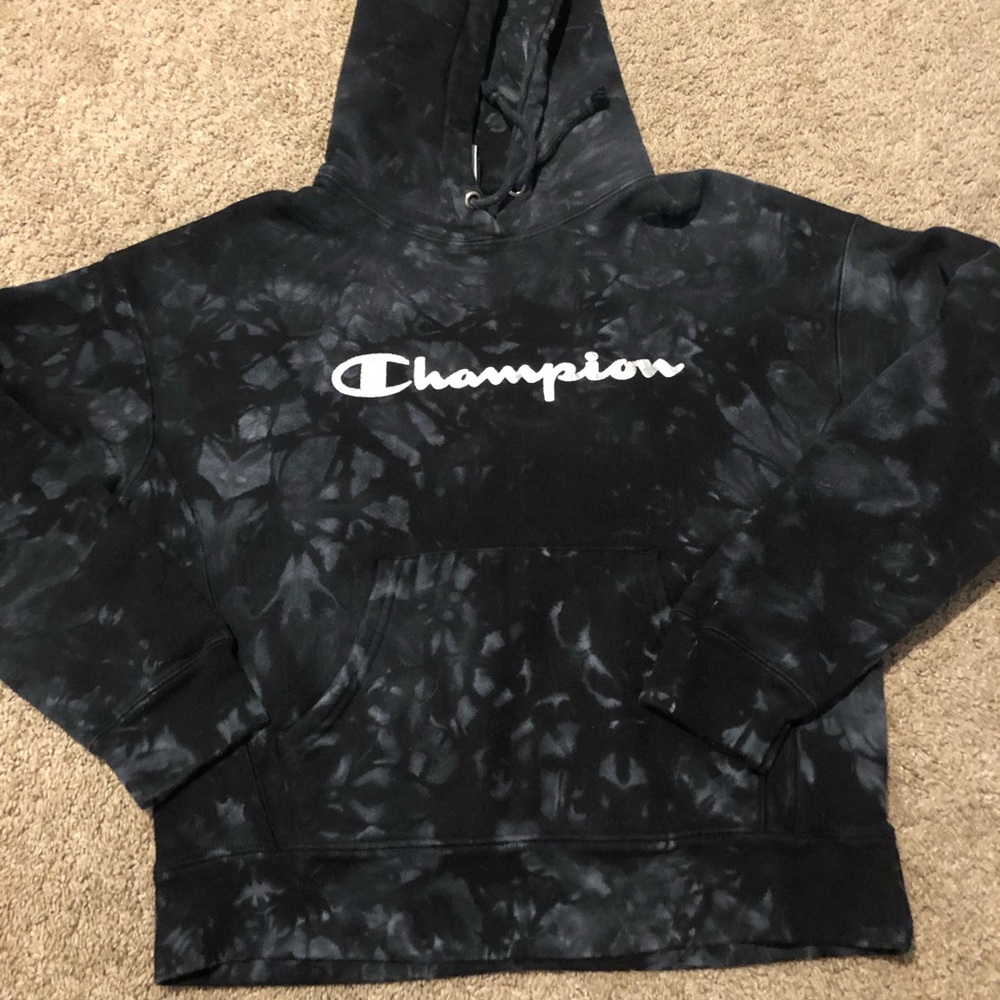 tie dye champion hoodie RARE